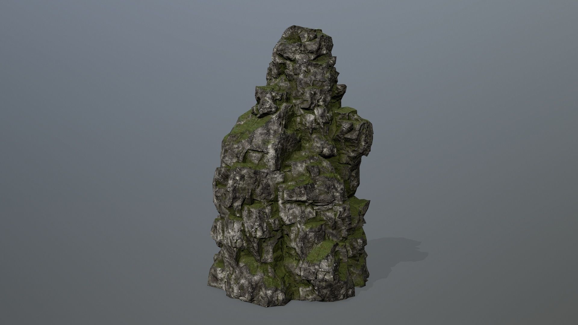 rocks rock Low-poly 3D model_1