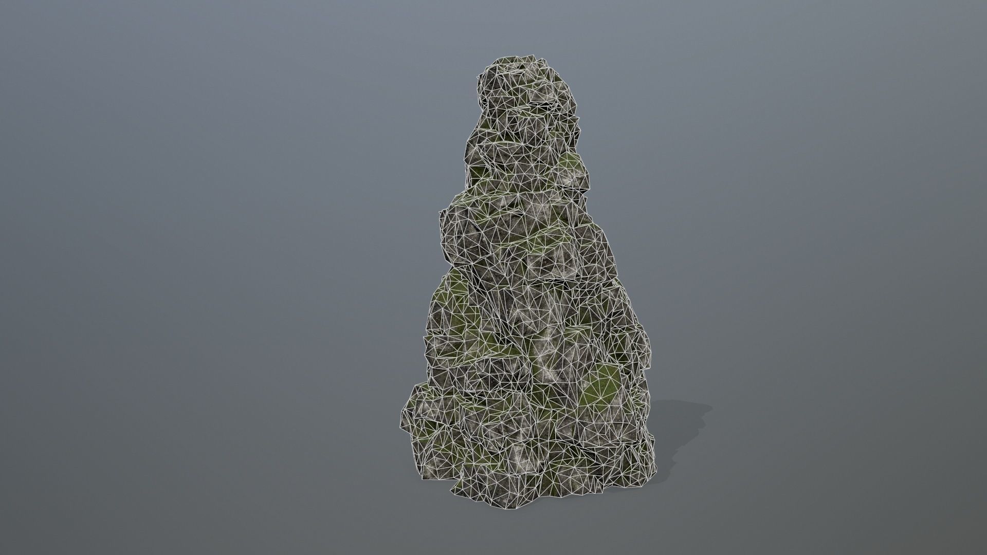 rocks rock Low-poly 3D model_9