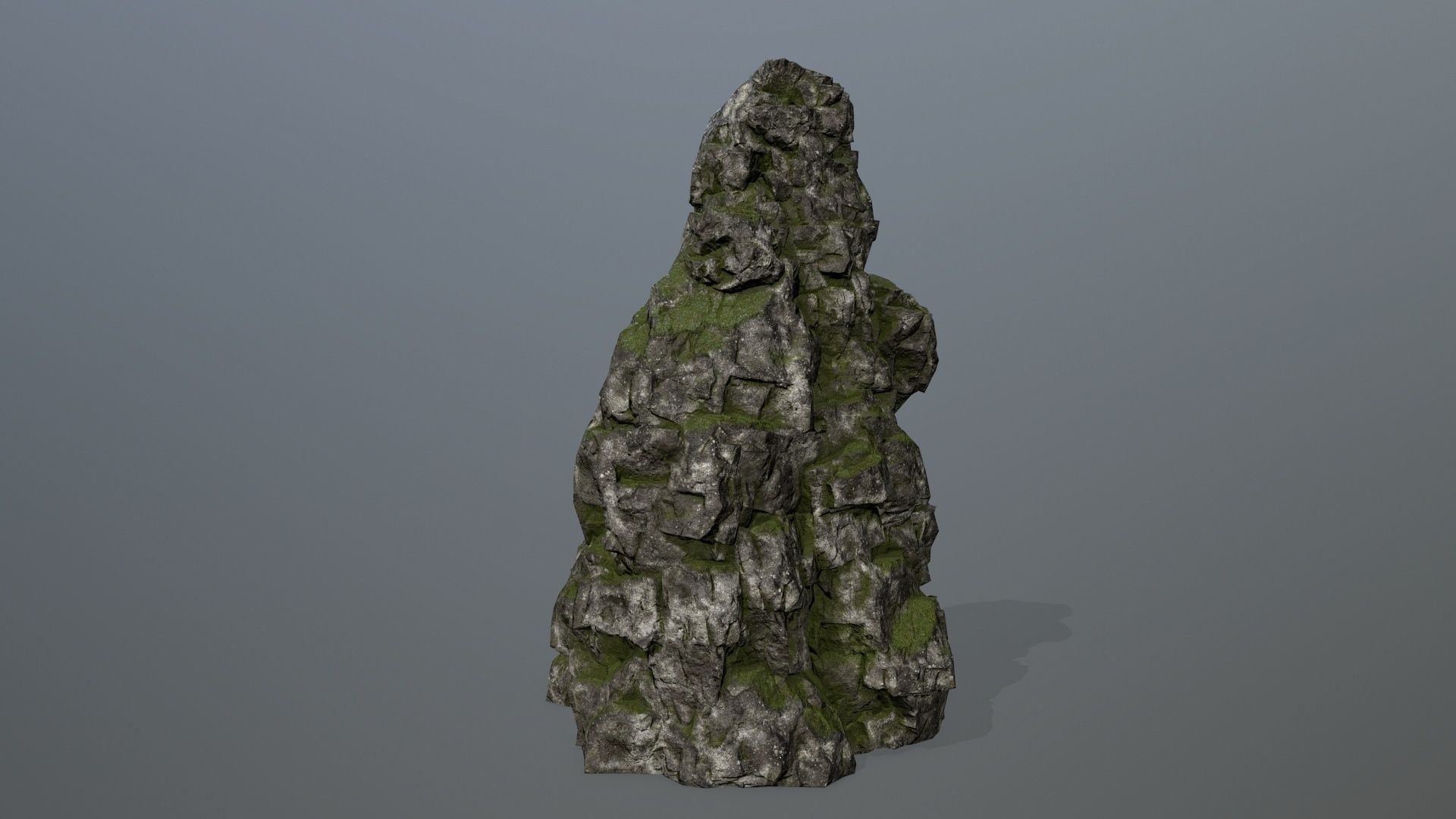 rocks rock Low-poly 3D model_7