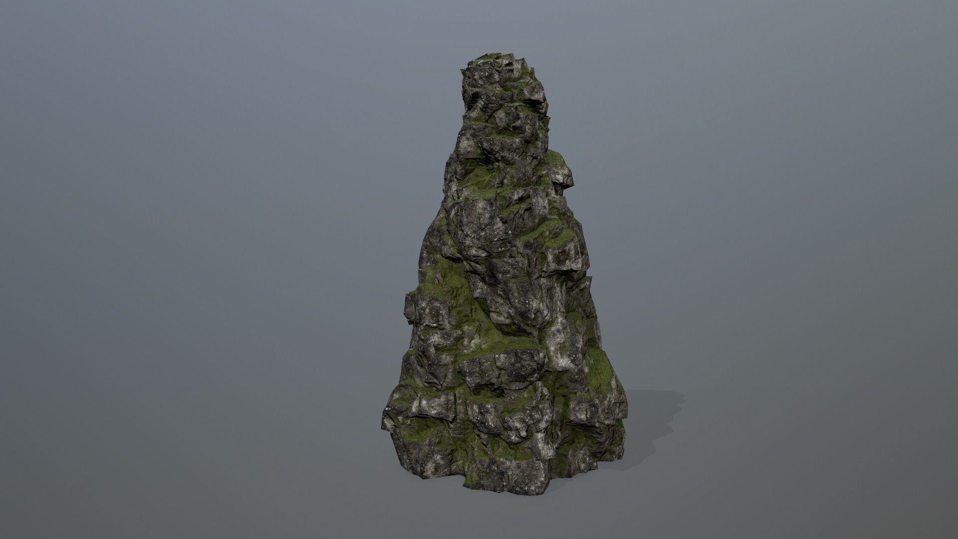 rocks rock Low-poly 3D model_3