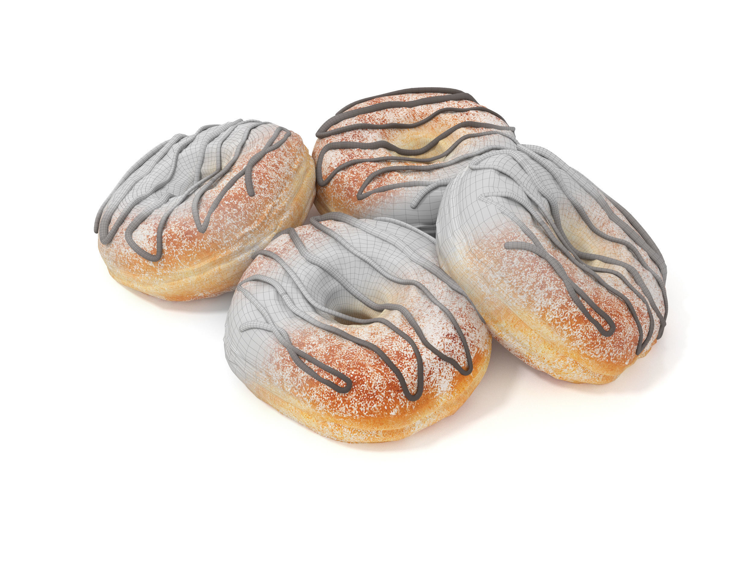 Donuts 3D model_9