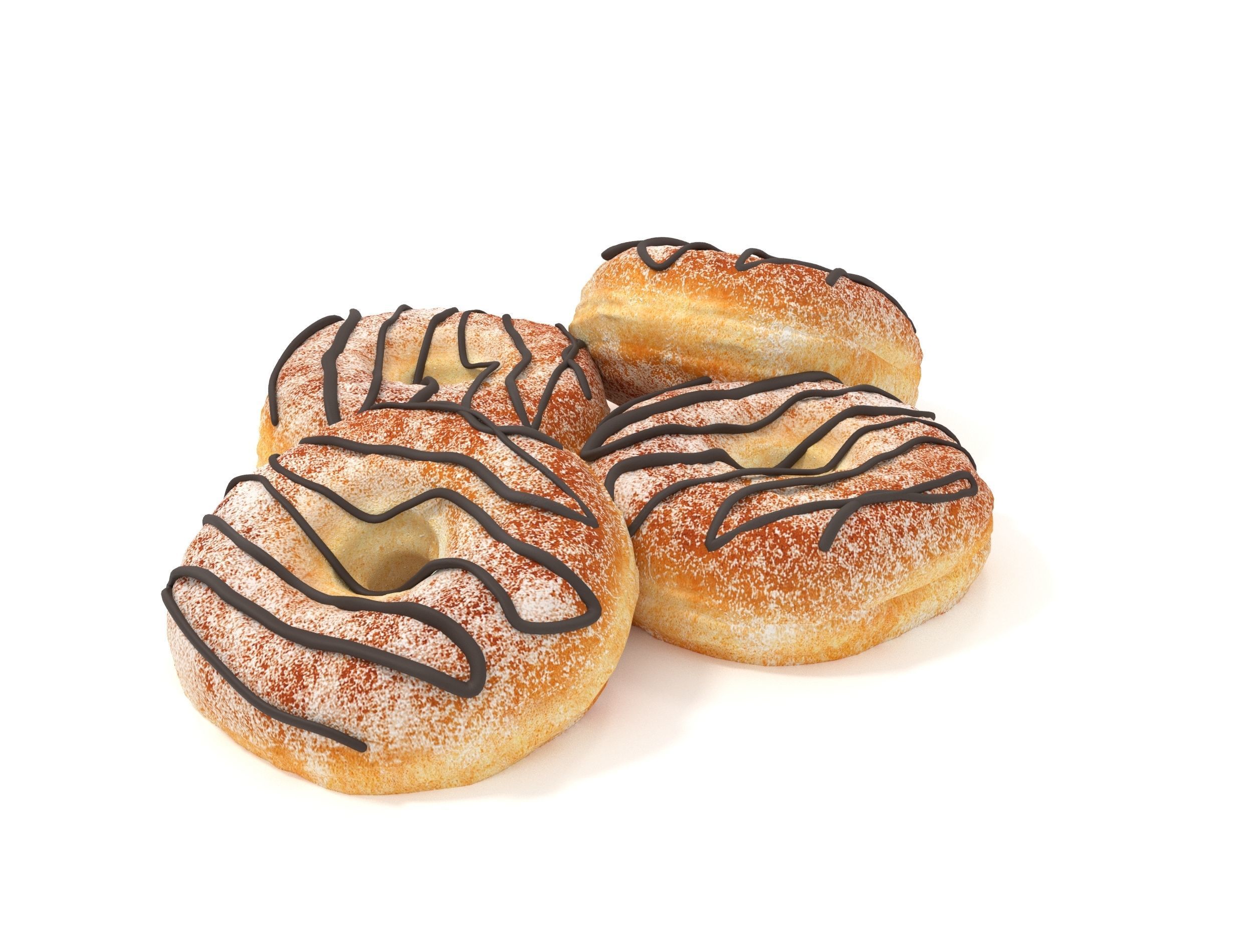 Donuts 3D model_2