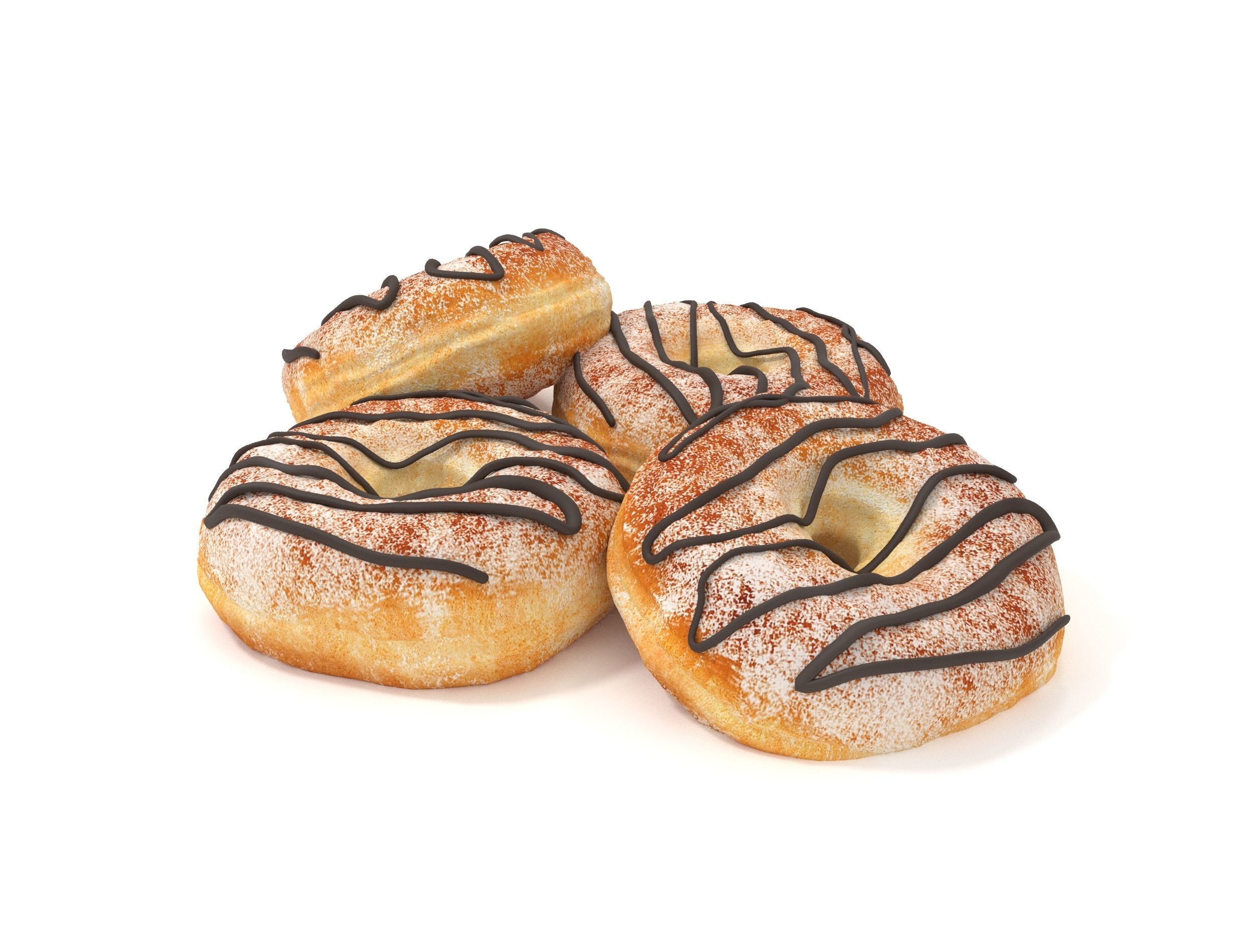 Donuts 3D model_1