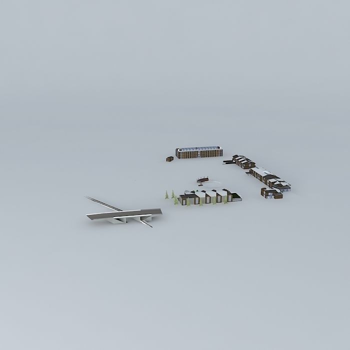 Haslett Village Square Redesign 2015 Free 3D model_2