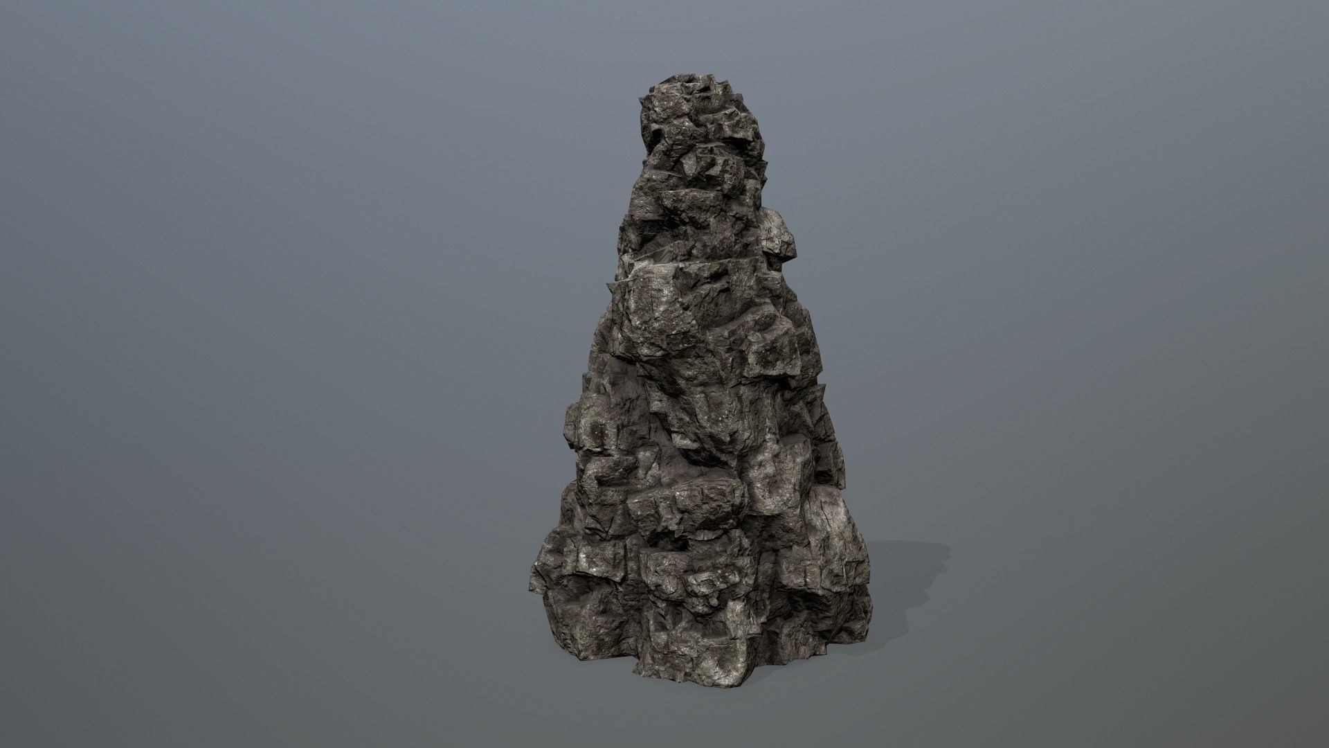 Rocks rock Low-poly 3D model_3