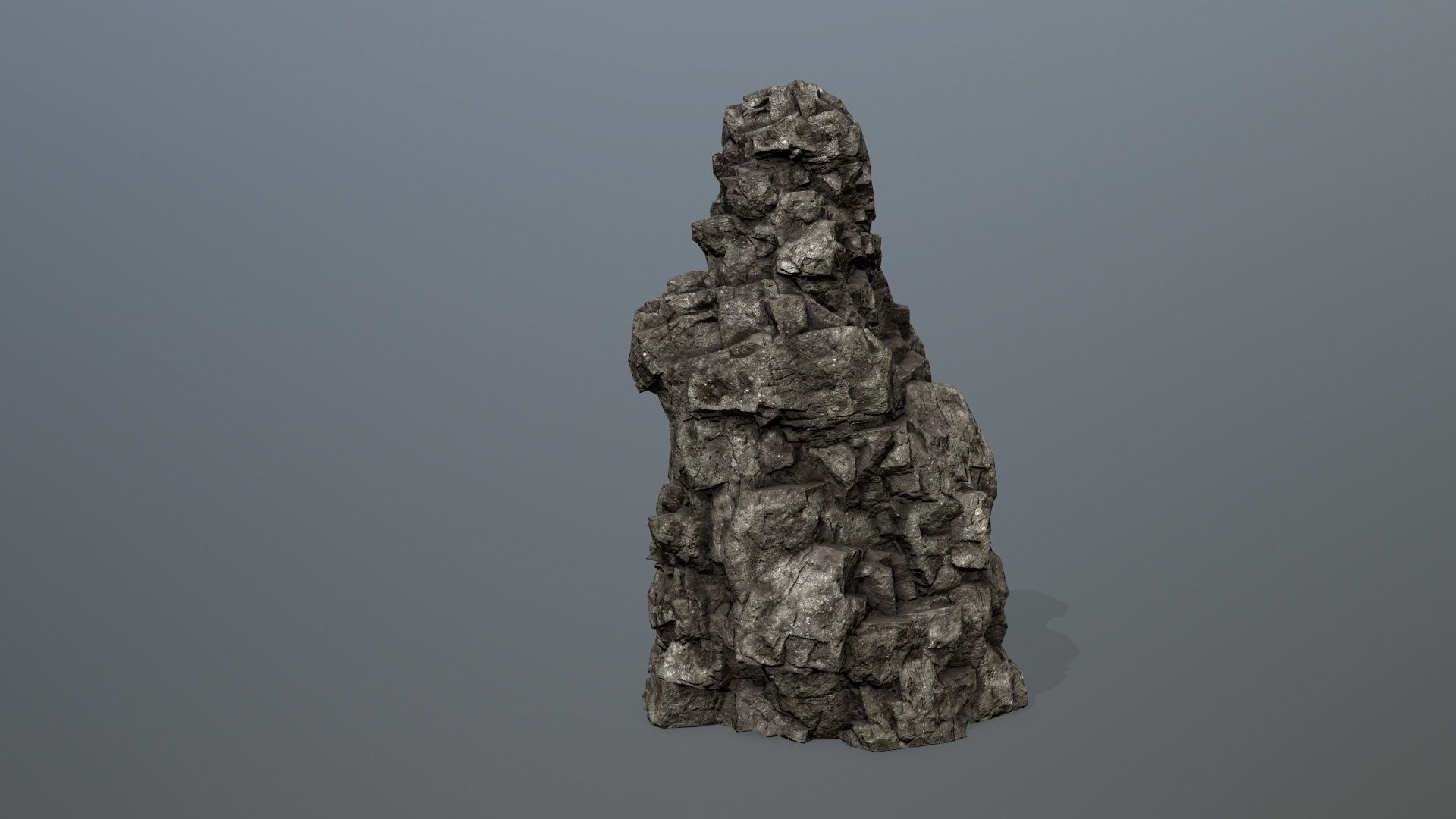 Rocks rock Low-poly 3D model_4