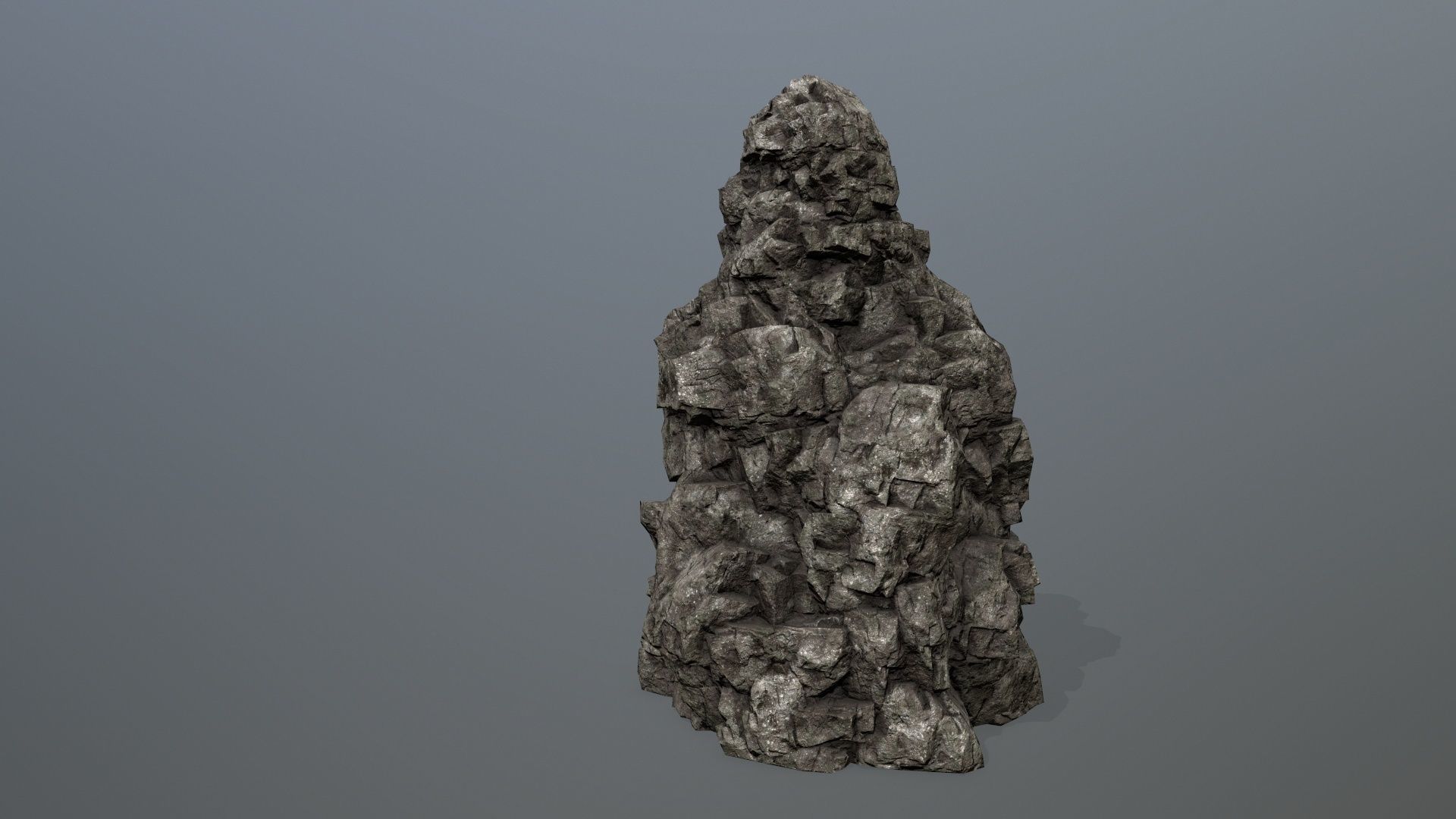 Rocks rock Low-poly 3D model_5