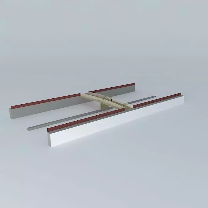 Pedestrian Bridge Free 3D model_0