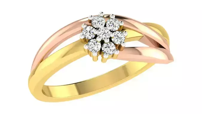 Women Band Ring 3dm stl render 
