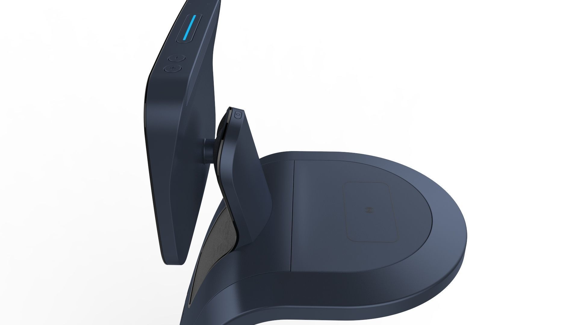 Robot Temi Dark Blue 3D model_11