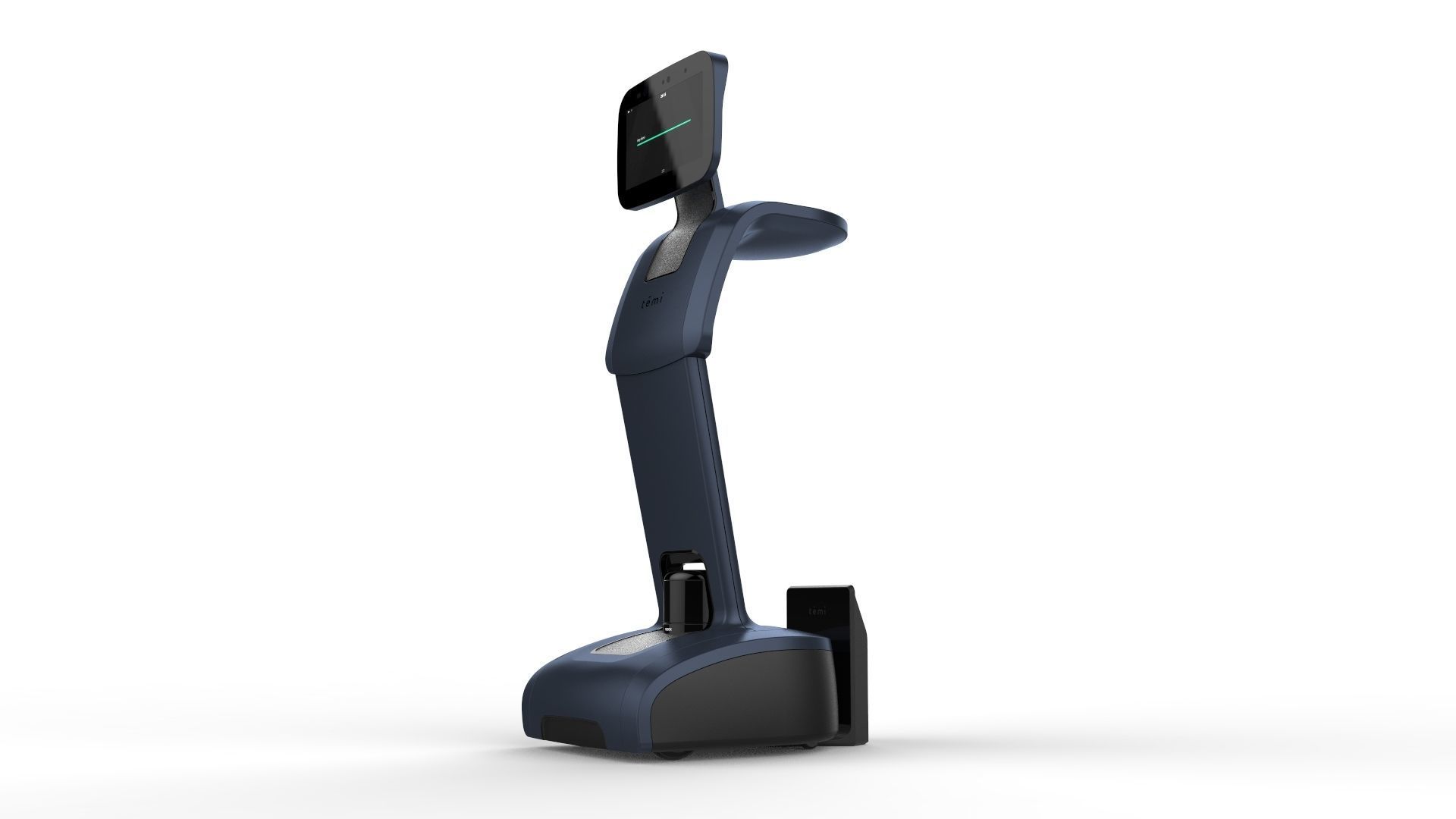 Robot Temi Dark Blue 3D model_15