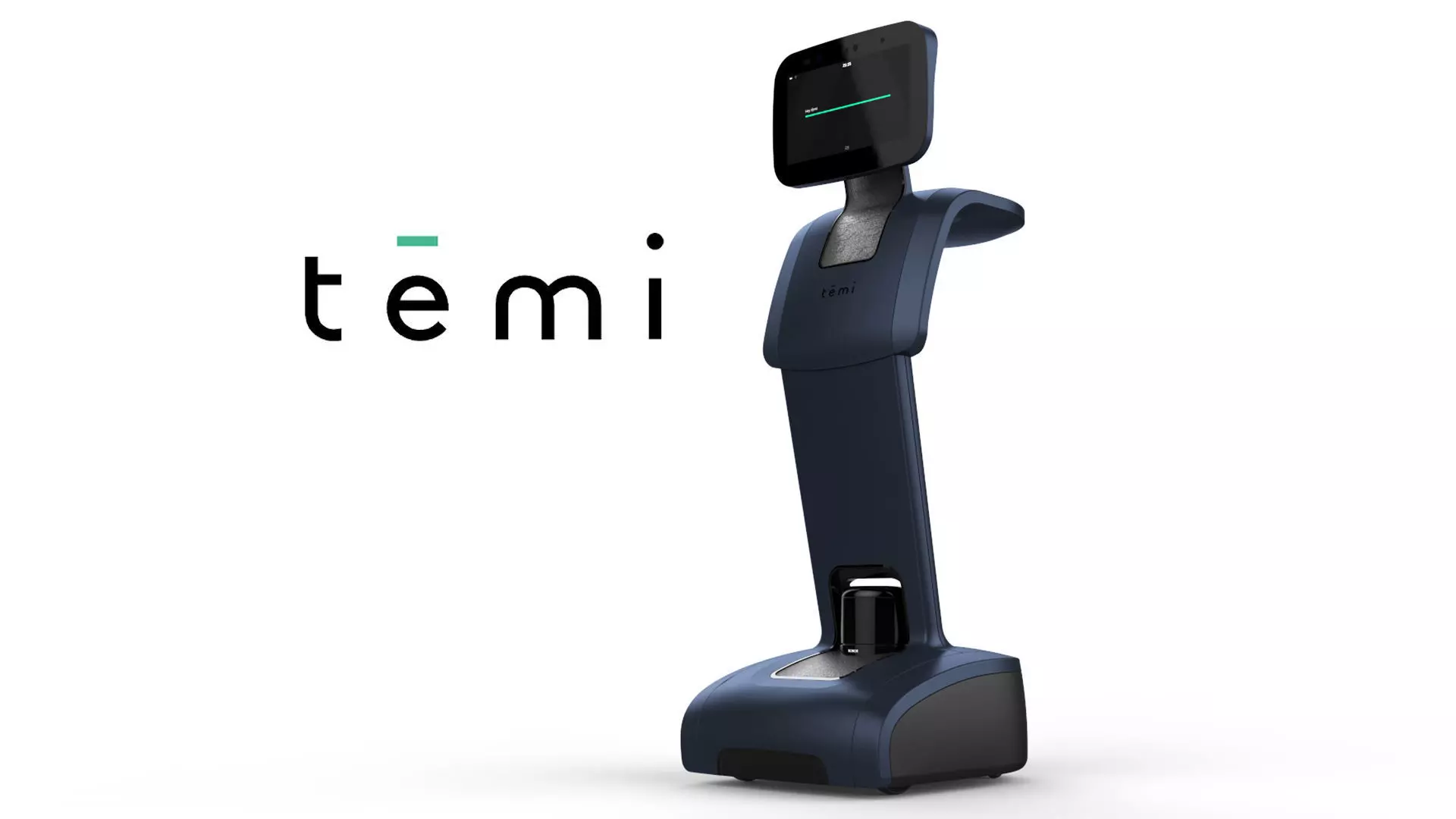 Robot Temi Dark Blue 3D model_0
