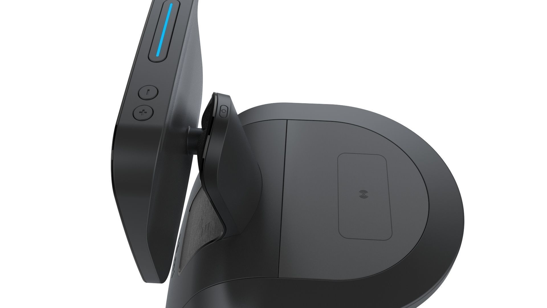 Robot Temi Dark Gray 3D model_11