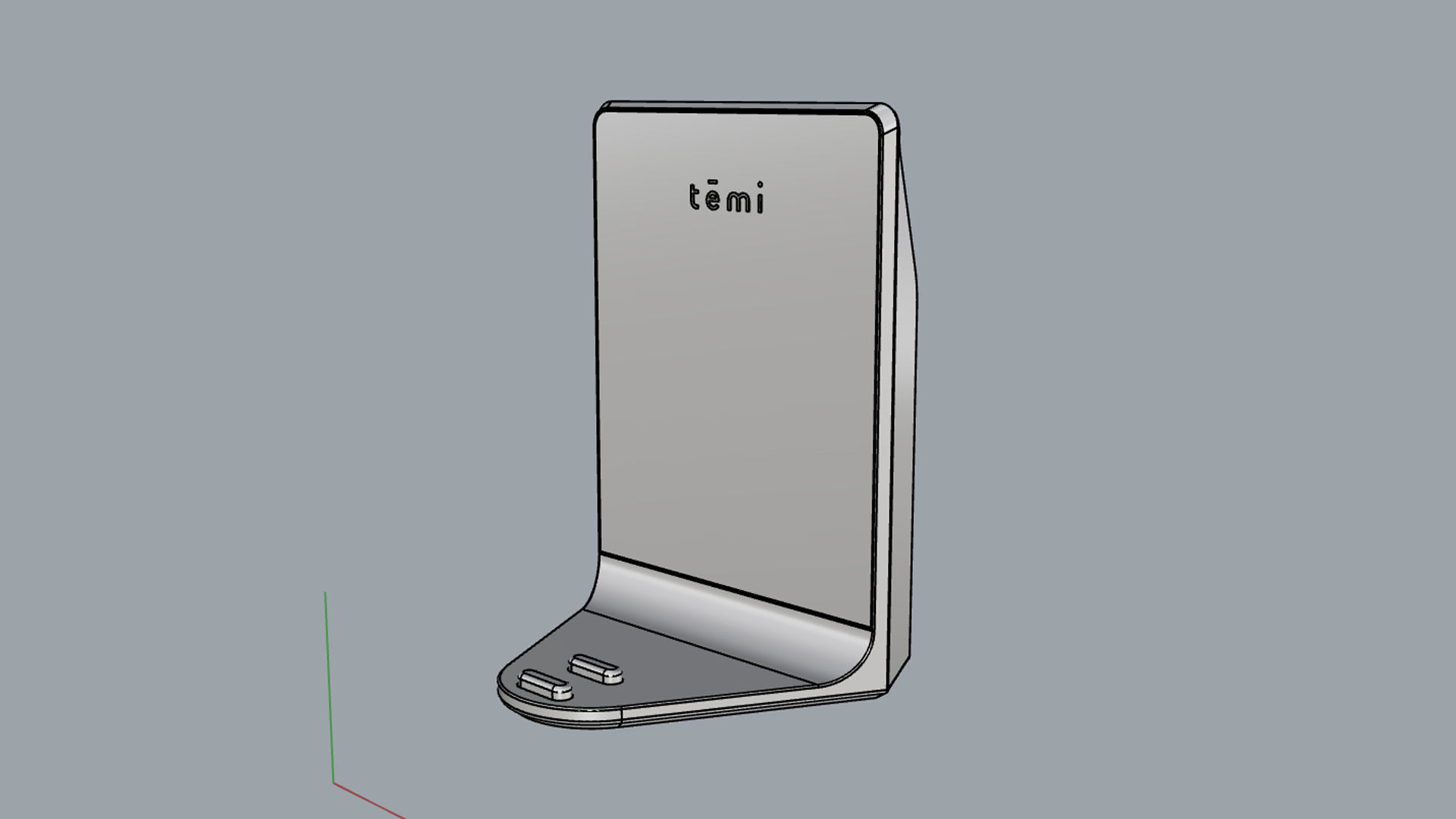 Robot Temi Dark Gray 3D model_27