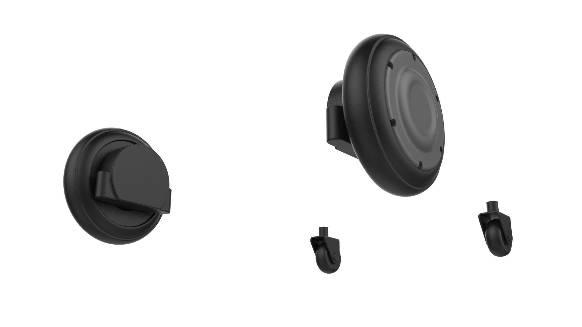 Robot Temi Dark Gray 3D model_17