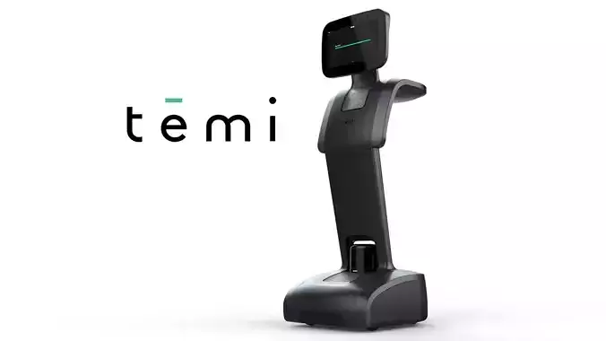 Robot Temi Dark Gray 3D model
