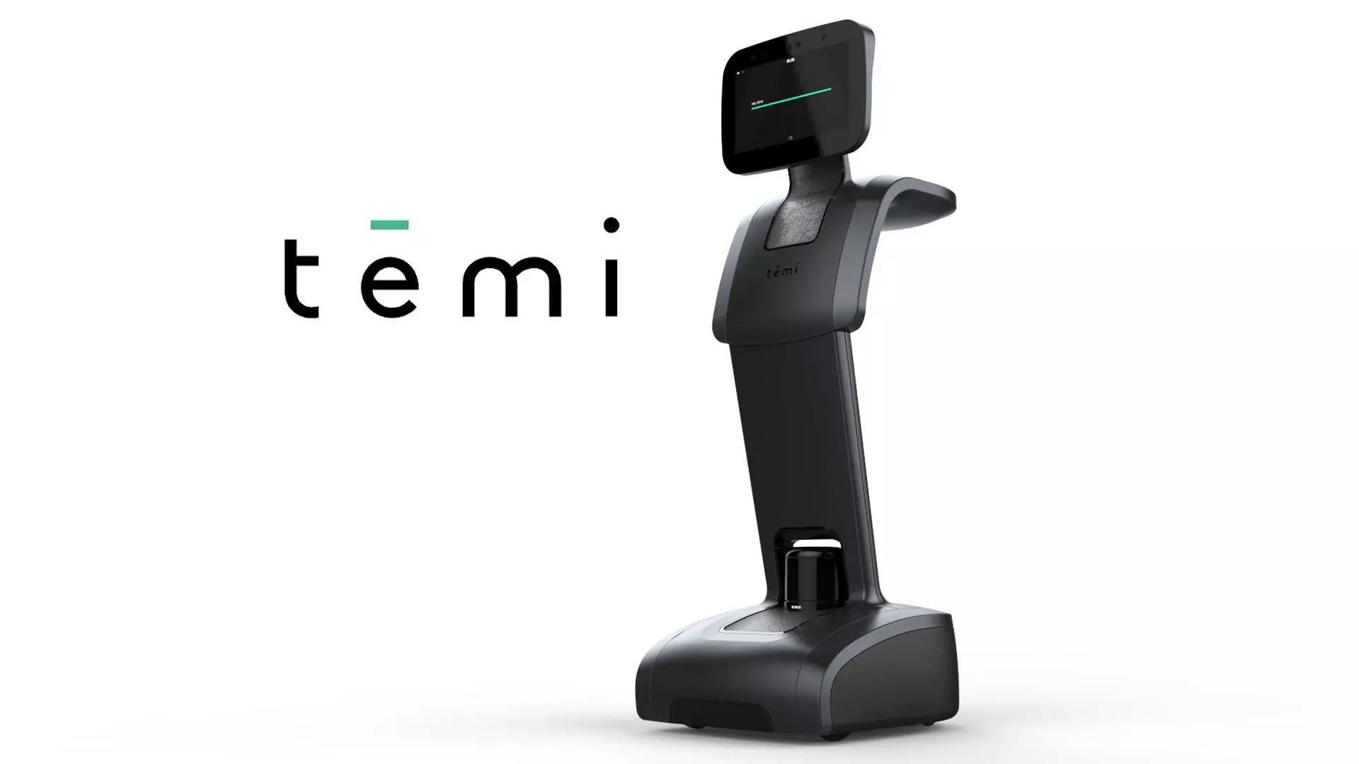 Robot Temi Dark Gray 3D model_0