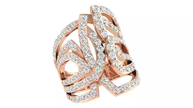 Women Band Ring 3dm stl render 