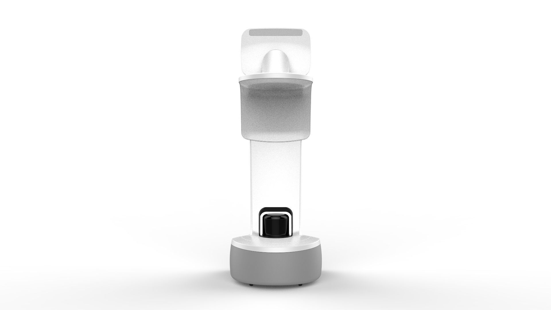 Robot Temi White 3D model_6