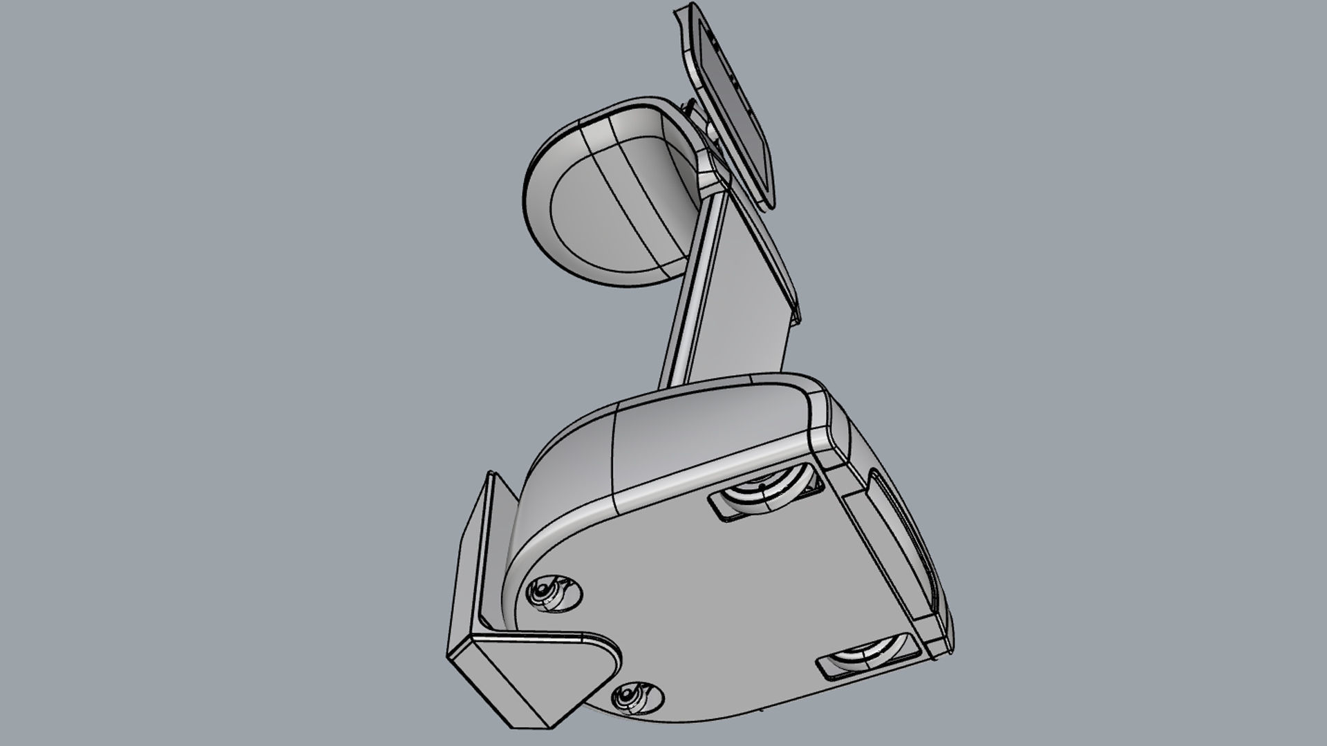 Robot Temi White 3D model_29