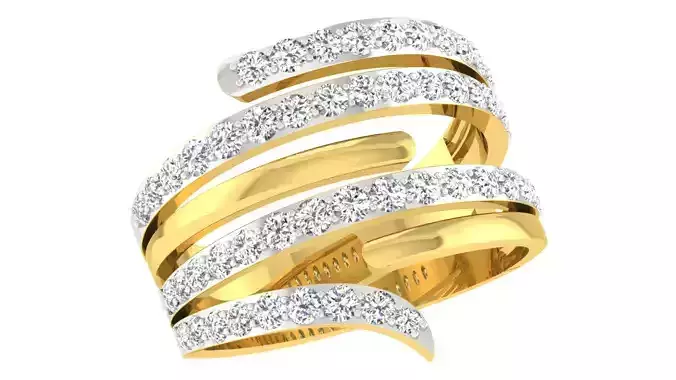 Women Band Ring 3dm stl render 