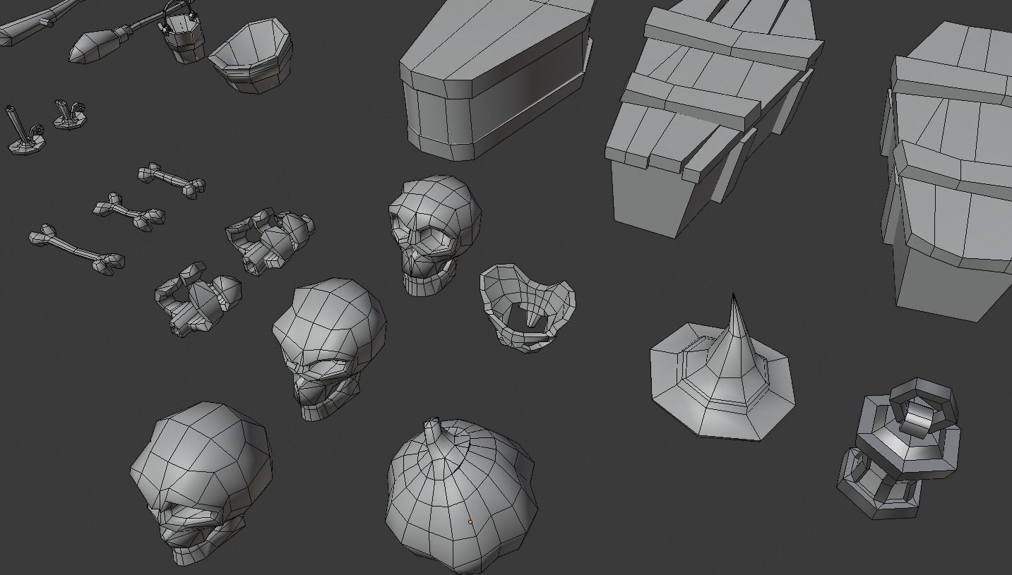 FANTASTIC - Halloween Pack Low-poly 3D model_12