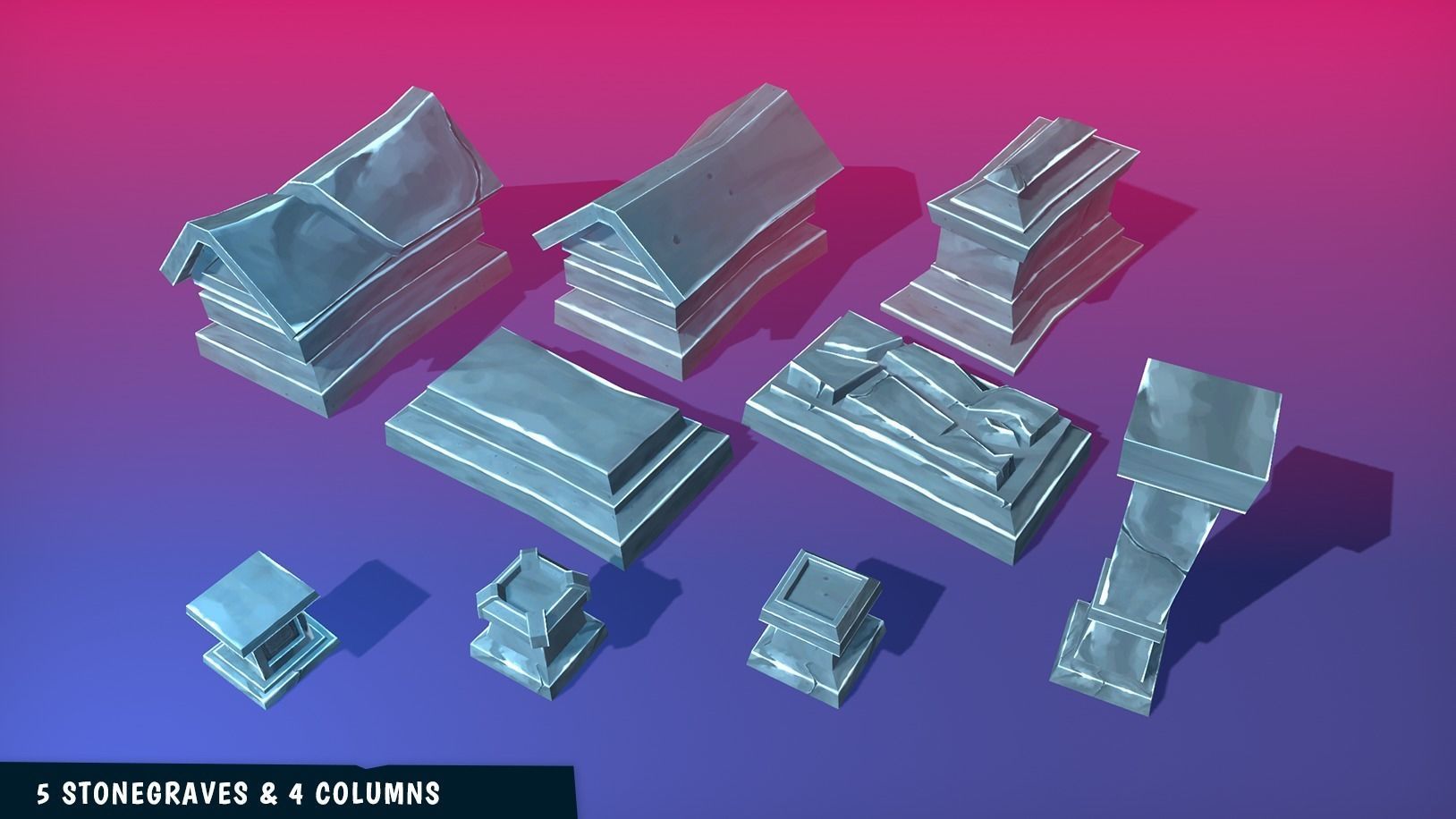 FANTASTIC - Halloween Pack Low-poly 3D model_2