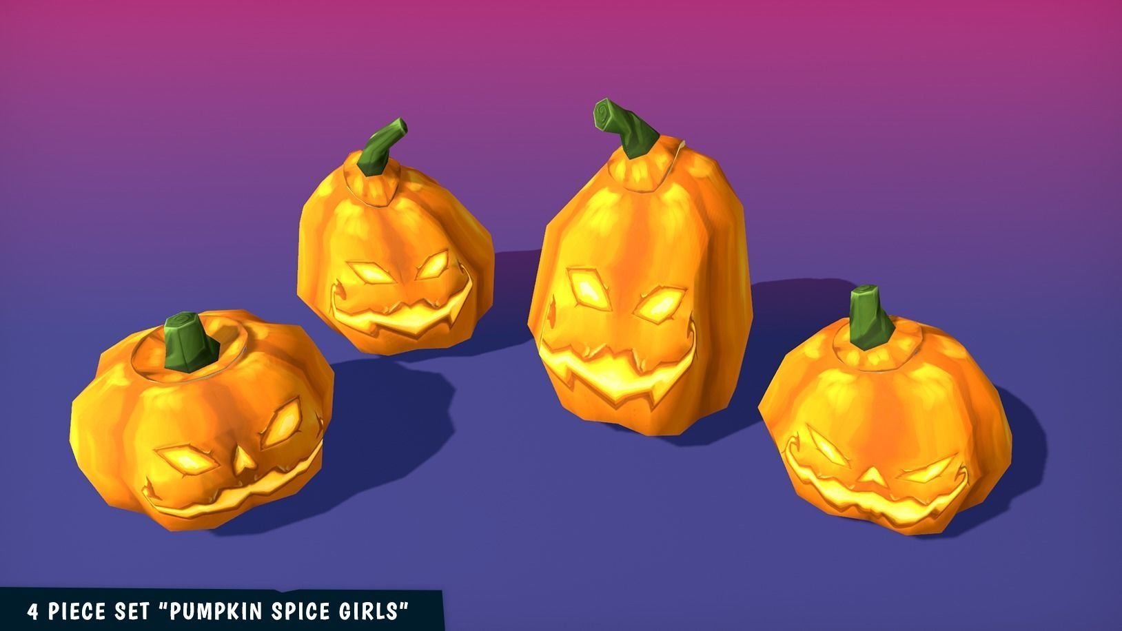 FANTASTIC - Halloween Pack Low-poly 3D model_6