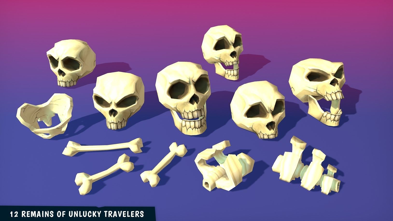 FANTASTIC - Halloween Pack Low-poly 3D model_7