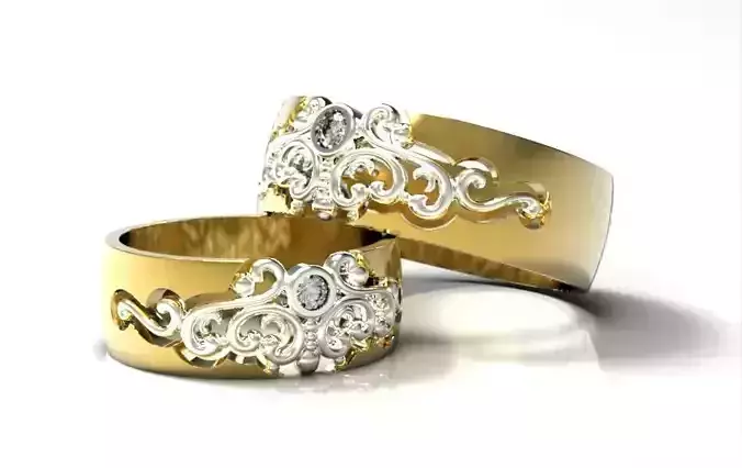 Wedding bands with diamonds2
