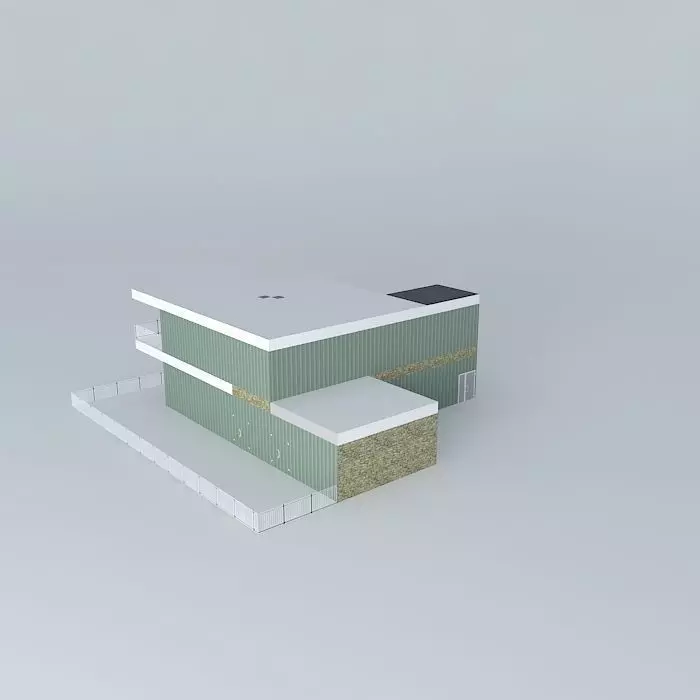 Modern House Free 3D model_0