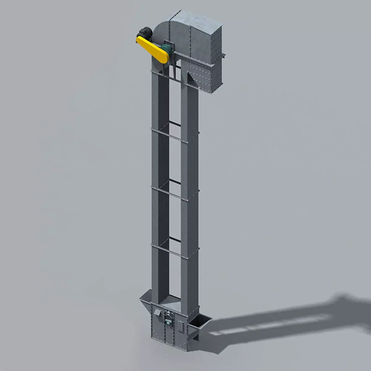 Bucket Elevator Low-poly 3D model