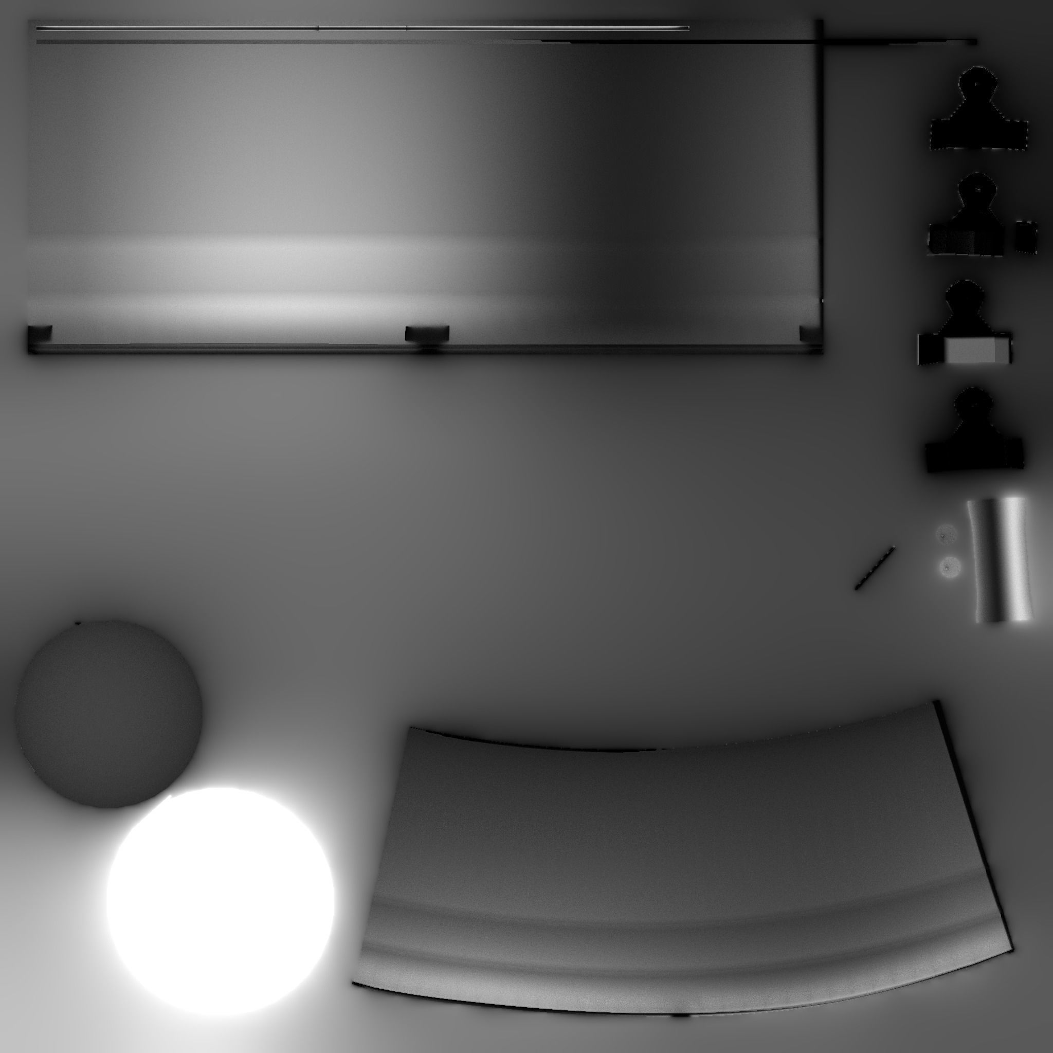 Old modular beach bar Low-poly 3D model_14