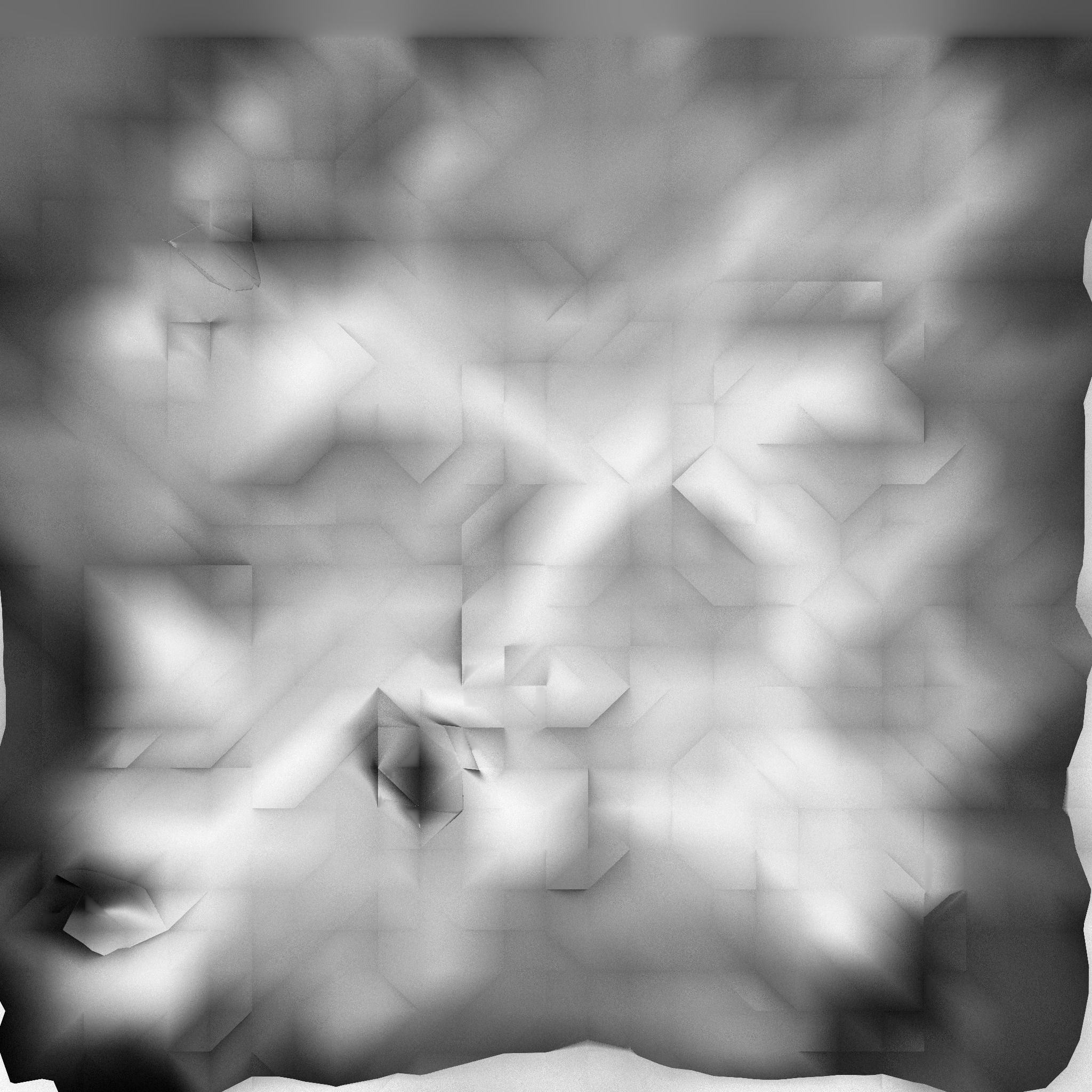 Old modular beach bar Low-poly 3D model_11