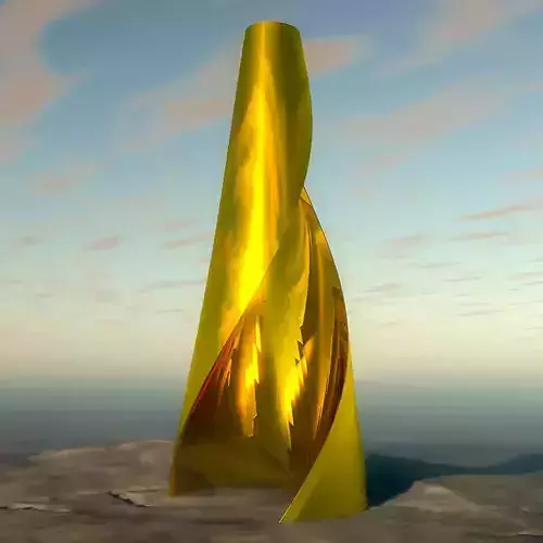 Weird Gold Tower