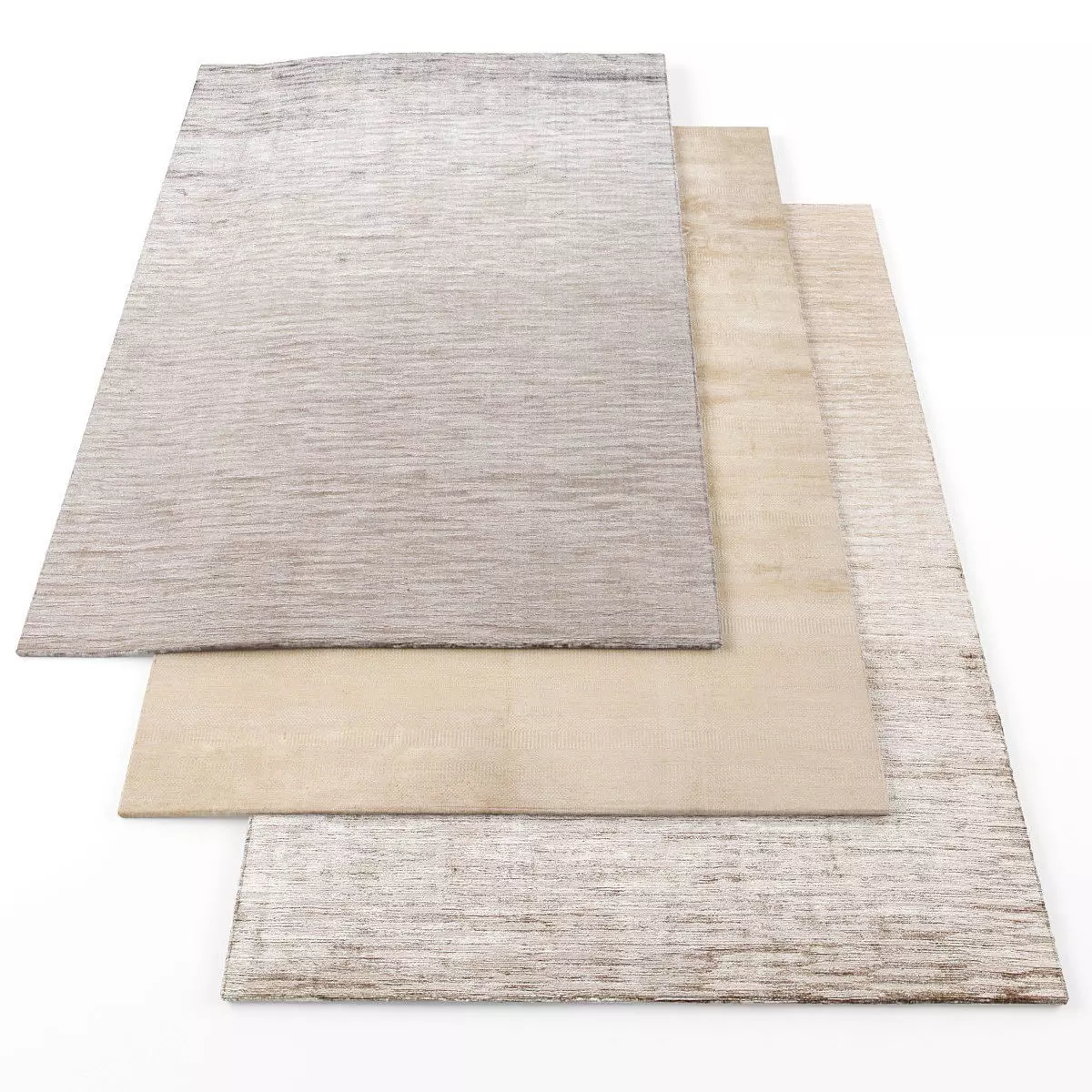 Rugs-507 three rugs Low-poly 3D model_0