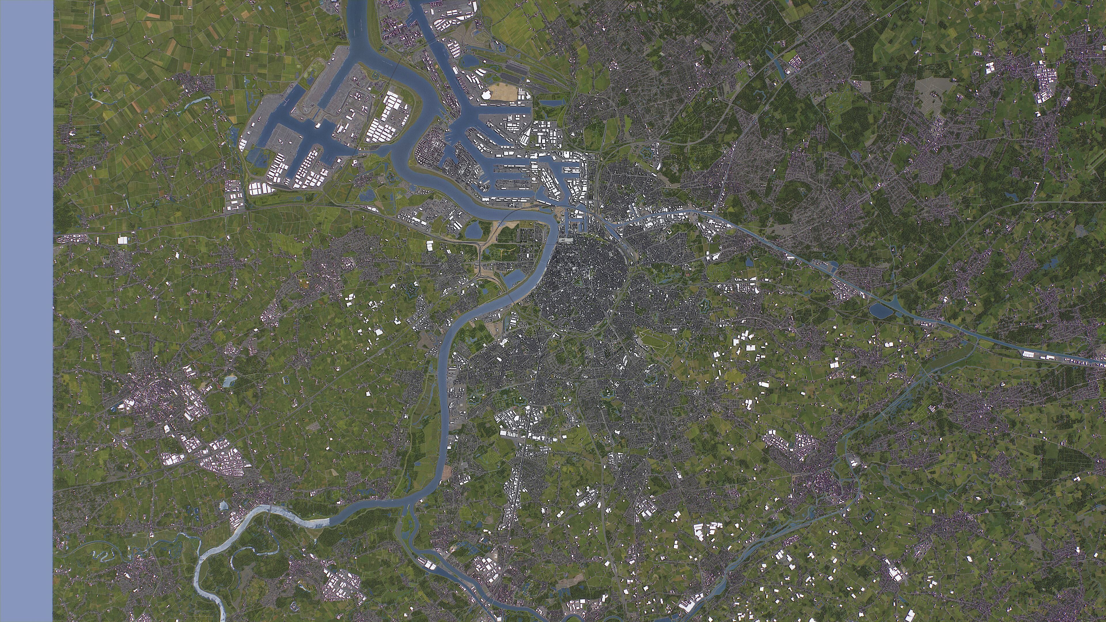 Antwerp - 3D City Model Low-poly 3D model_14