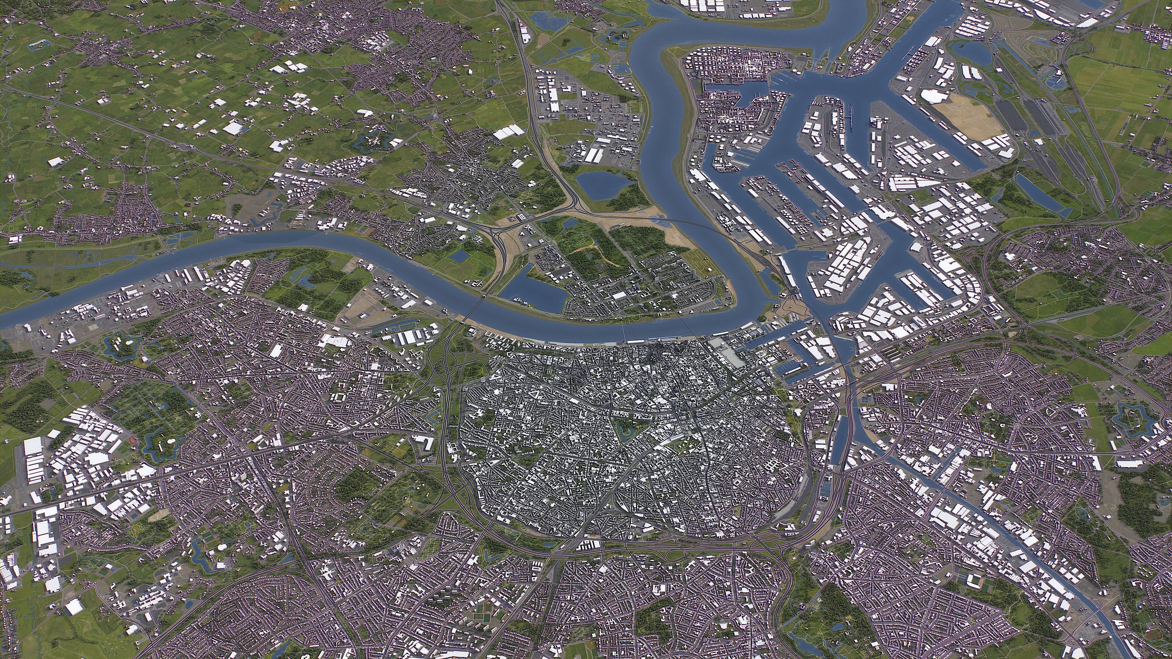 Antwerp - 3D City Model Low-poly 3D model_24