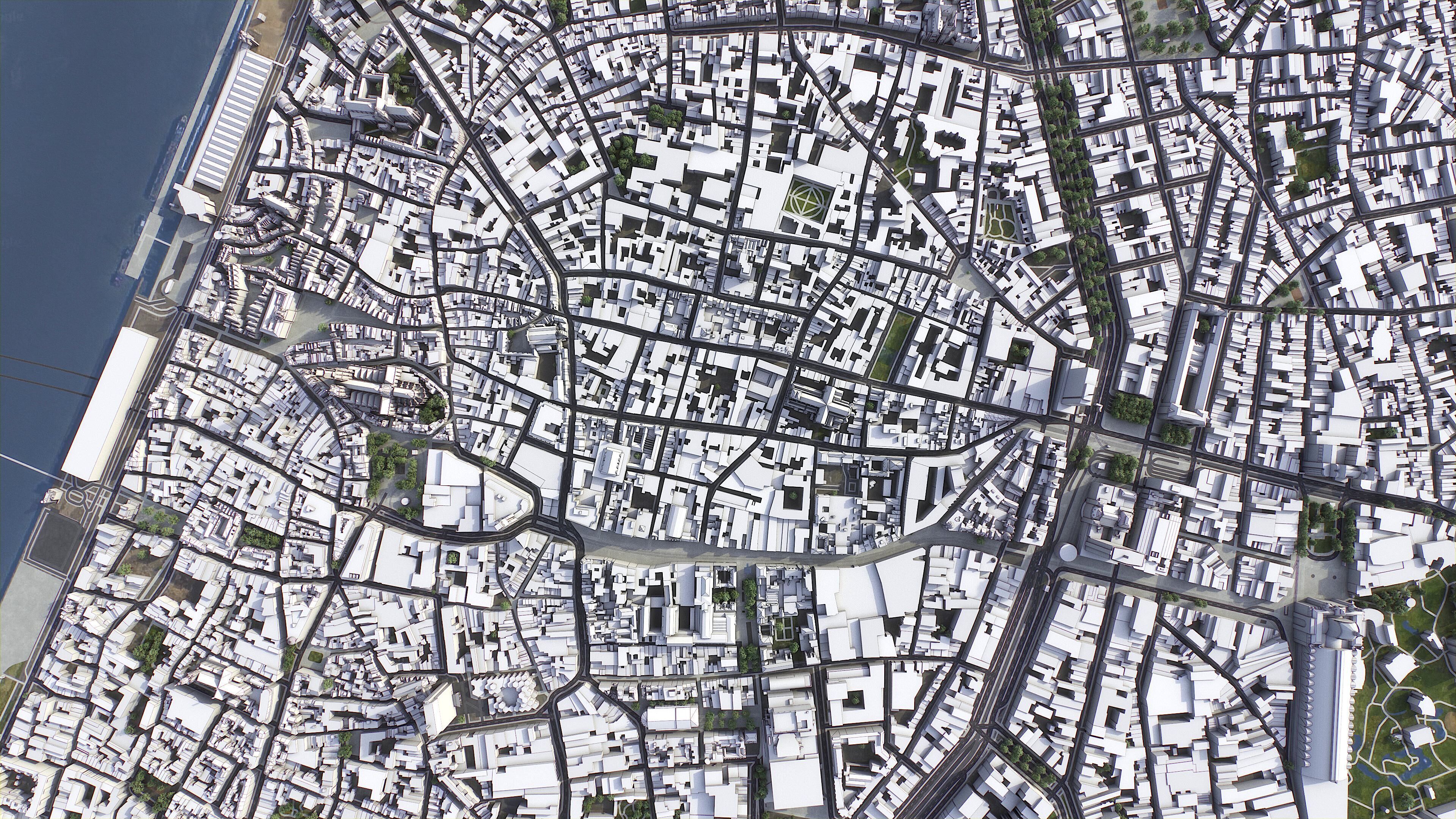 Antwerp - 3D City Model Low-poly 3D model_28