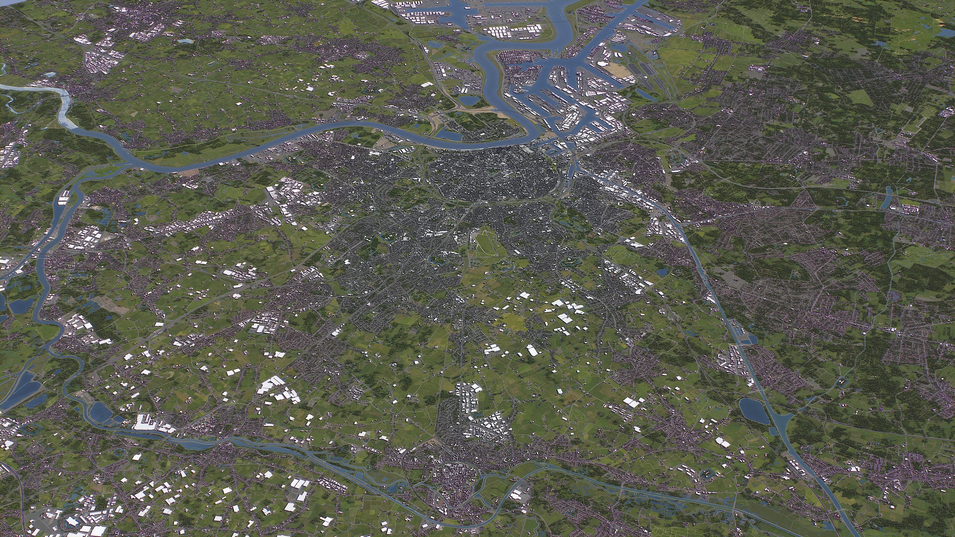 Antwerp - 3D City Model Low-poly 3D model_8