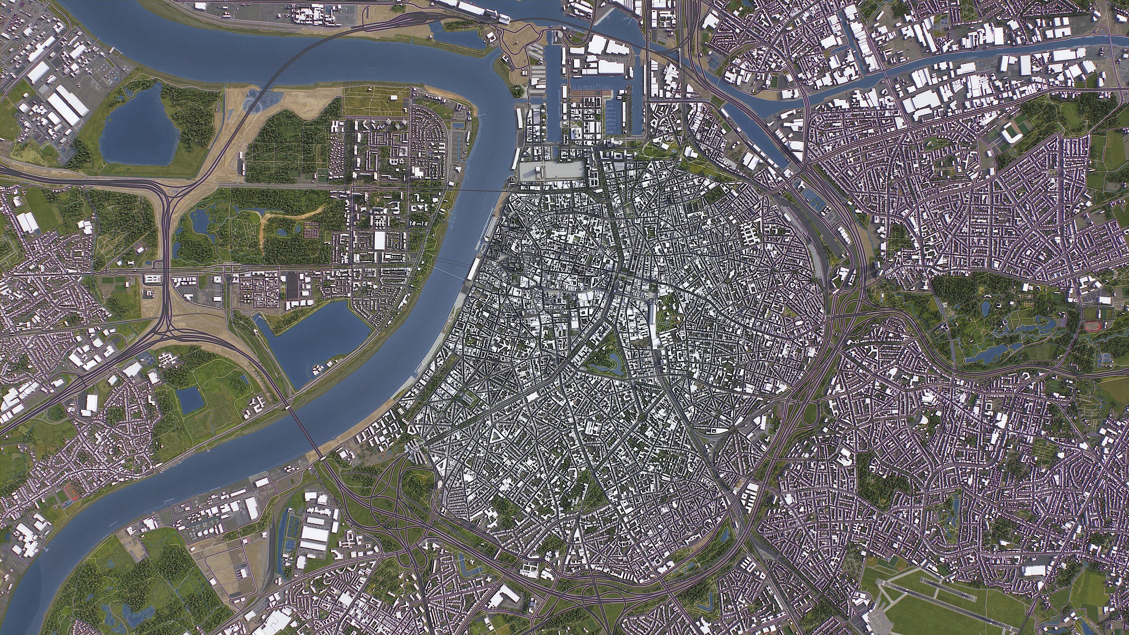 Antwerp - 3D City Model Low-poly 3D model_15