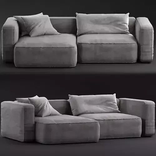 Living divani Neo Wall Sofa B 3d model