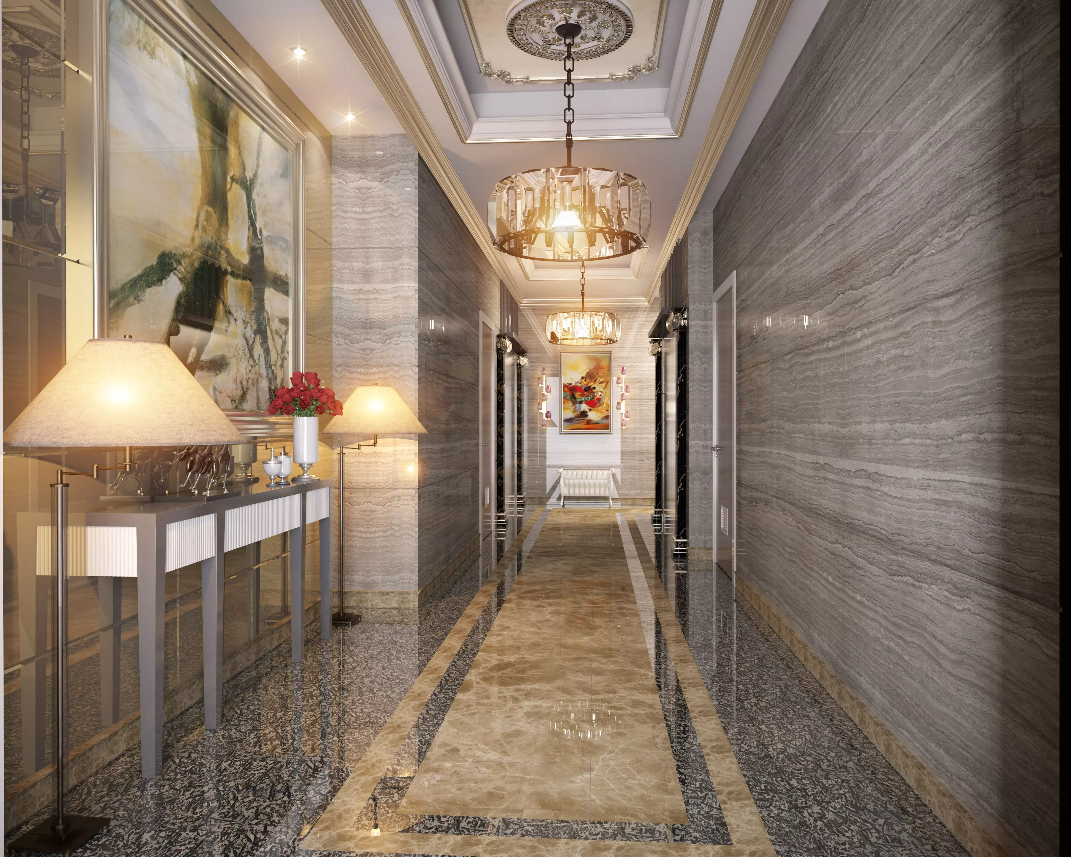 building entrance 3D model_0