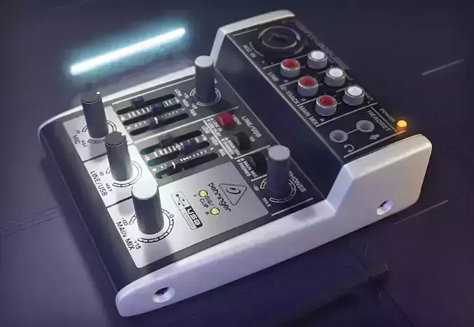 Behringer Xenyx 302USB 3D model