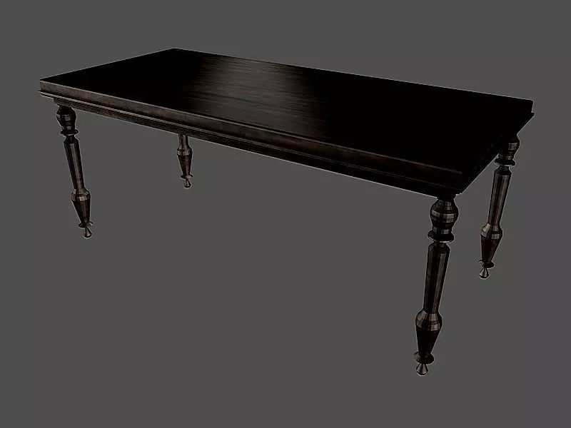 Dinning table 5 3D model_0