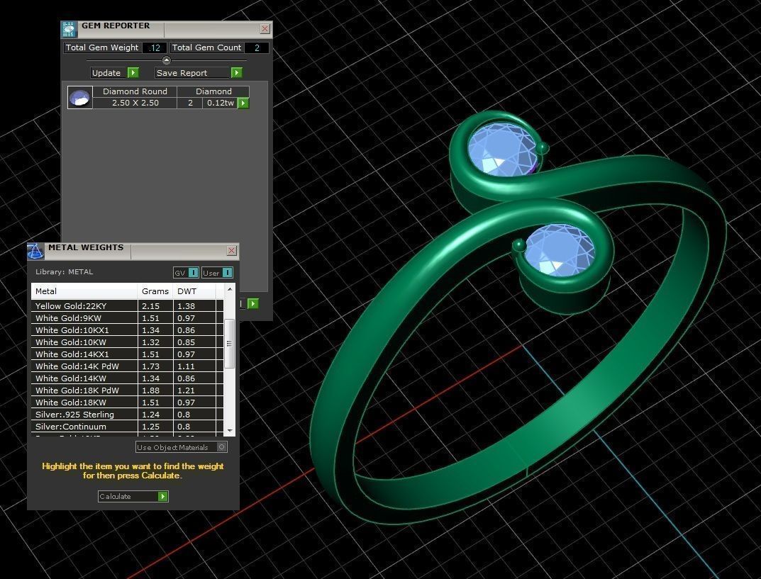 Jewelry Ring 3D print model_8