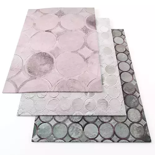 Rugs-526 rug with circles