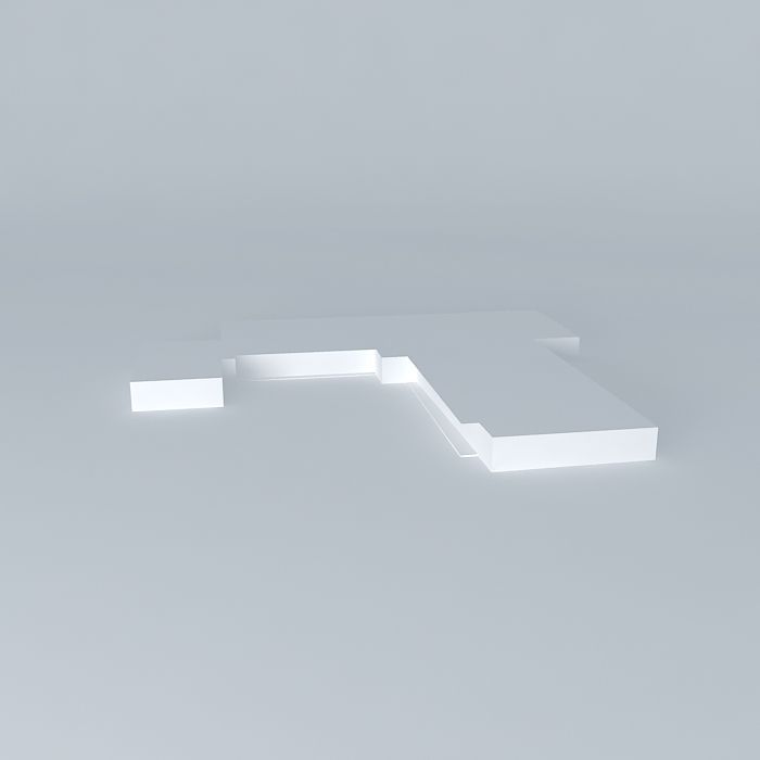 Platform part Free 3D model_2
