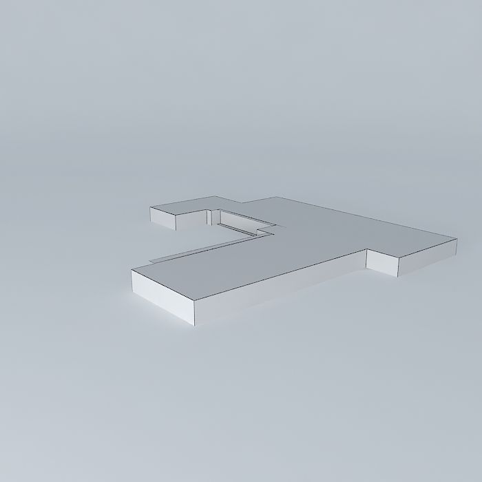 Platform part Free 3D model_4