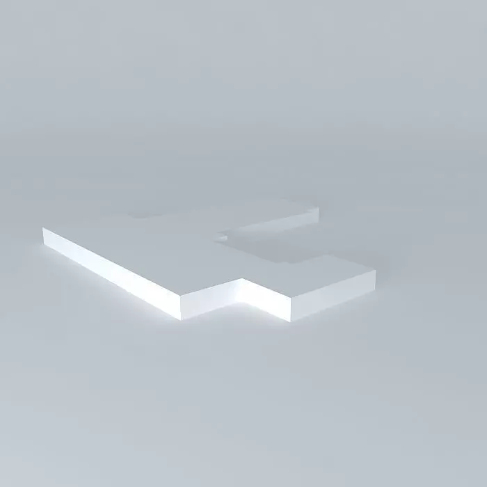 Platform part Free 3D model_0